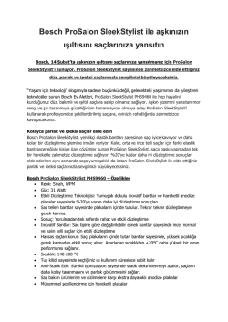 Bosch ProSalon SleekStylist ile aşkınızın ışıltısını sa&ccedil;larınıza yansıtın