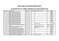 26 ağustos 2014 tarihli kırıkkale