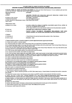 6 KALEM 4 KISIM YOL ARAMA VE KONTROL MALZEMESİ