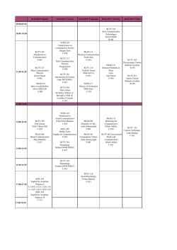 2014 &ndash; 2015 g&uuml;z b&uuml;t&uuml;nleme sınav programı