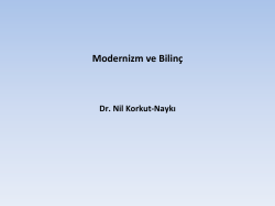 Modernizm ve Bilinç