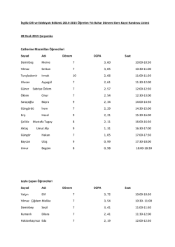 Listeyi g&ouml;rmek i&ccedil;in tıklayınız.