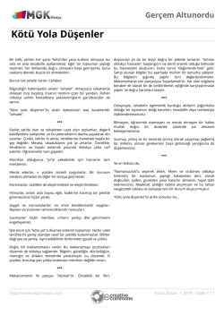 K&ouml;t&uuml; Yola D&uuml;şenler