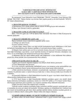tarım işletmeleri genel m&uuml;d&uuml;rl&uuml;ğ&uuml;