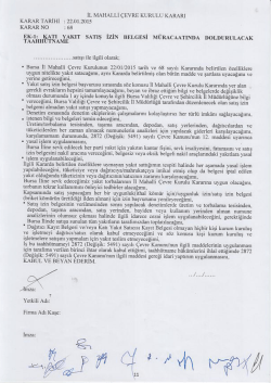 komur satış izninde istenilen taahh&uuml;tname