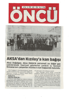 04 Şubat 2015 - (Ordu) (Giresun)