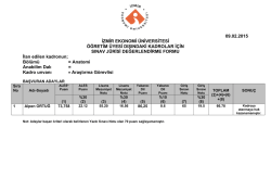 09.02.2015 izmir ekonomi &uuml;niversitesi &ouml;ğretim &uuml;yesi