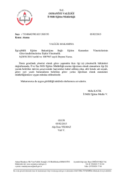 Bu evrak g&uuml;venli elektronik imza ile imzalanmıştır. http://evraksorgu