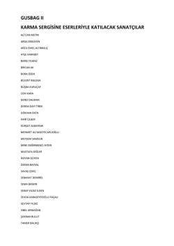 Gusbag Sergisi Katılımcıları