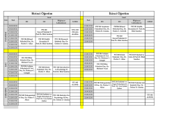 Birinci Öğretim İkinci Öğretim