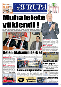 Halim Orta Malkara`da