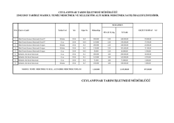 ceylanpınar tarım işletmesi m&uuml;d&uuml;rl&uuml;ğ&uuml;