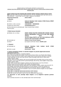 Dikmen Deposu. İstif İhale İlanı