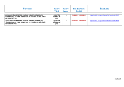 17 Şubat-03 Mart 2015