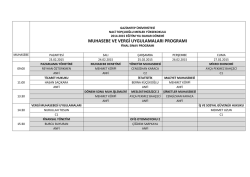 muhasebe ve vergi uygulamaları programı