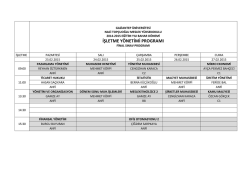 İşletme Y&ouml;netimi - Naci Top&ccedil;uoğlu Meslek Y&uuml;ksekokulu