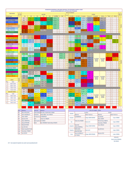 2 Mart 2015 Pazartesi G&uuml;n&uuml;nden İtibaren Ge&ccedil;erli Ders Programımız