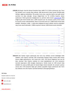 EURUSD, H1 Bug&uuml;n Amerika Birleşik Devletleri`nden (ABD