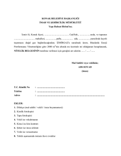 Nitelik Belgesi M&uuml;racaatı Doğalgaz İ&ccedil;in