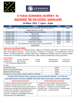 AKDENİZ `İN EN G&Uuml;ZEL SAHİLLERİ