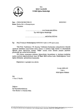 Duyuru İ&ccedil;in Tıklayınız.