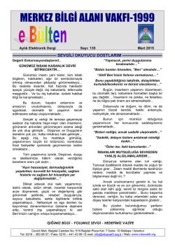 Okumak i&ccedil;in indiriniz. - Merkez Bilgi Alanı Vakfı