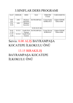 &Ouml;zel Yetenekli &Ccedil;ocuk Eğitimi 3. Sınıf Programı A&ccedil;ıklandı.