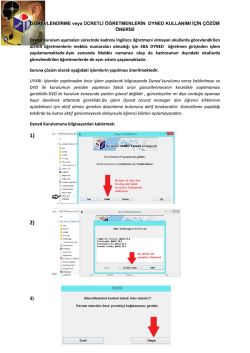 G&ouml;revlendirme ve &Uuml;cretli &Ouml;ğretmenlerin Dyned Kullanımı