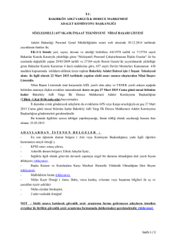 T.C. BAKIRK&Ouml;Y ADLİ YARGI İLK DERECE MAHKEMESİ ADALET