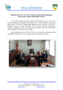 Muharip Hava Kuvveti ve Hava F&uuml;ze Savunma Komutanlığından