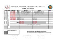 geleneksel &ccedil;ocuk oyunları 4. sınıf ilkokullar karma