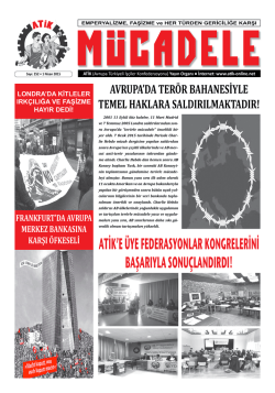 atik`e &uuml;ye federasyonlar kongrelerini başarıyla