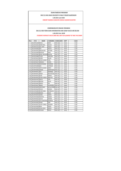 ENG 212 ARA SINAV BİLGİLERİ VE SINA