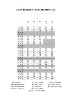 ACİL POLİKLİNİK VE SERVİS