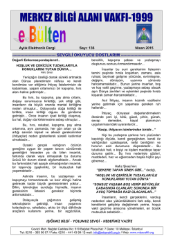 Okumak i&ccedil;in indiriniz. - Merkez Bilgi Alanı Vakfı
