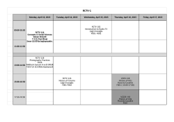 2014-2015 Bahar D&ouml;nemi ara sınav programı (midterm exams)