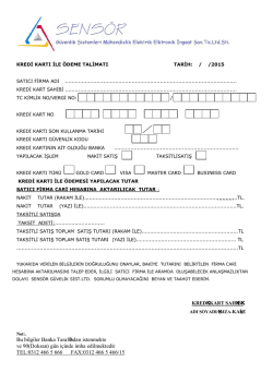 Bu bilgiler Banka Tarafından istenmekte ve 90(Doksan) g&uuml;n i&ccedil;inde