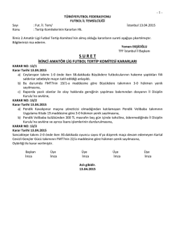 2.a.l.tertip komitesi kararı - TFF İstanbul İl Başkanlığı