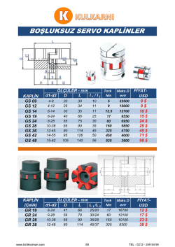 fiyat listesi - Birlik Rulman