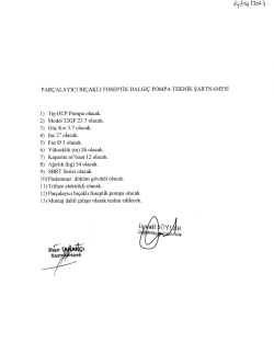 PAR&Ccedil;ALAYICI BI&Ccedil;AKLI FOSEPTİK DALGI&Ccedil; POMPA TEKNİK