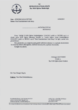Okul Kantinlerinde Gıda Satışı - reyhanlı il&ccedil;e mill&icirc; eğitim m&uuml;d&uuml;rl&uuml;ğ&uuml;