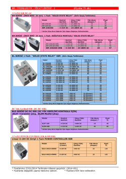 BİL OTOMASYON - FİYAT LİSTESİ