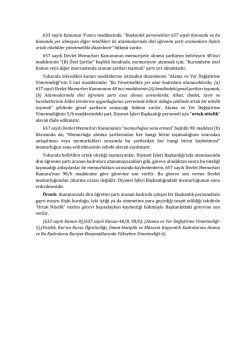 ORTAK NİTELİK - Diyanet İşleri Başkanlığı