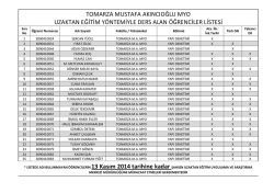 tomarza mustafa akıncıoğlu myo uzaktan eğitim