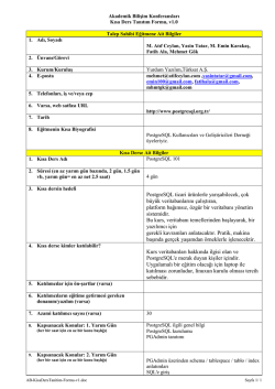 PostgreSQL ticari &uuml;r&uuml;nlerle yarışabilecek, &ccedil;ok b&uuml;y&uuml;k veritabanlarını