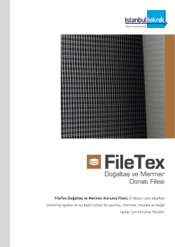 FileTex Doğaltaş ve Mermer Koruma Filesi, E