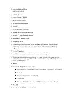 Amiyotrofik Lateral Skleroz (Lou Gehrig Hastalığı) Dr.Yusuf Tamam