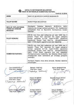 G&uuml;ndemin 50.Maddesi - Antalya Belediyesi