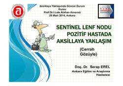 sentinel lenf nodu pozitif hastada aksillaya yaklaşım