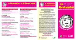 14. Abrahamsfest 14. Hz. lbrahim S&cedil; enli ˘gi